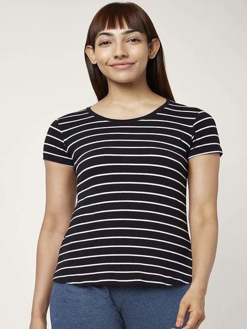 dreamz by pantaloons black cotton striped top