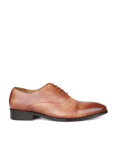 atesber by inc.5 men's tan oxford shoes