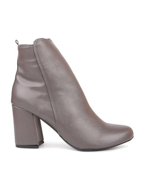 inc.5 women's grey casual booties