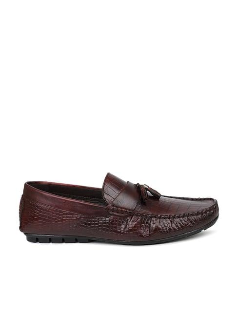 privo by inc.5 men's cherry casual mocassins