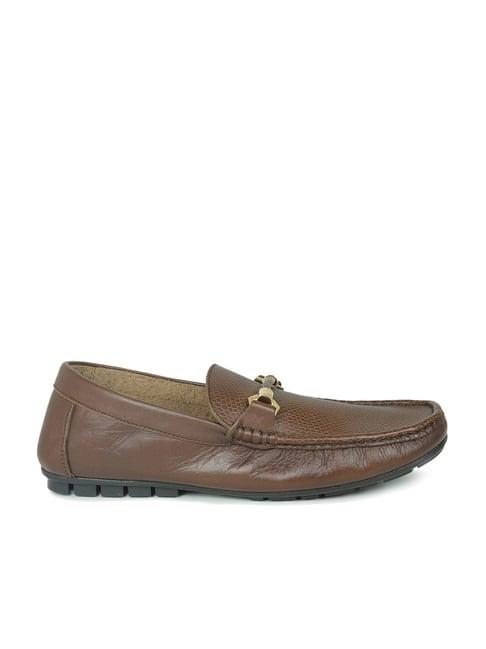 privo by inc.5 men's brown casual loafers