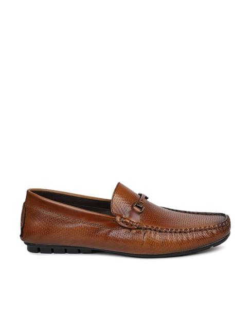 privo by inc.5 men's brown casual loafers