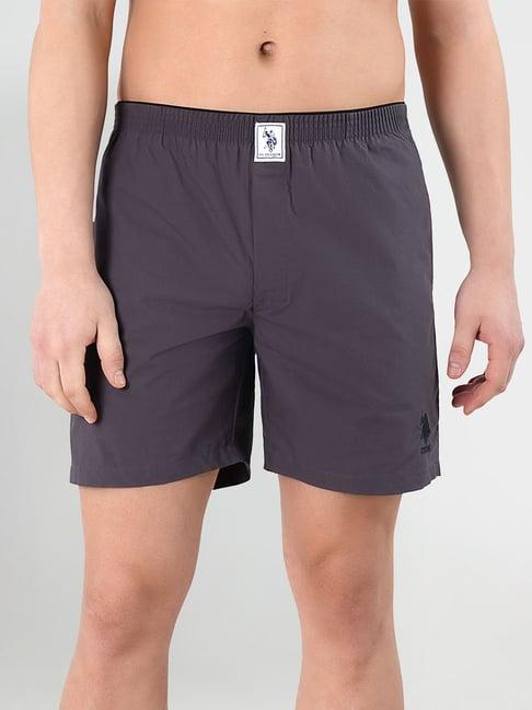 u.s. polo assn. grey cotton boxers