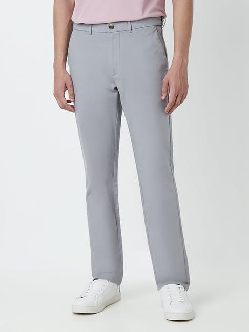 ascot by westside grey relaxed fit chinos