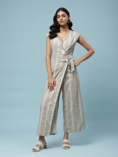 aarke ritu kumar grey jumpsuit