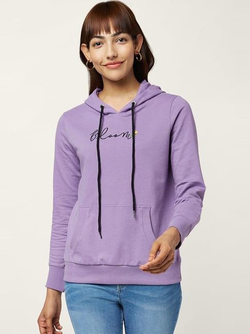 honey by pantaloons purple embroidered sweatshirt