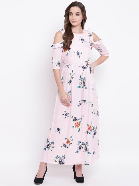 deewa pink floral print jumpsuit