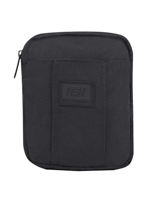 skechers black solid small cross body bag