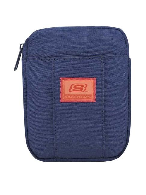 skechers navy solid small cross body bag