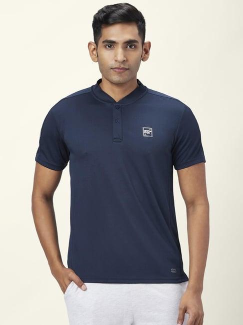 ajile by pantaloons navy slim fit t-shirt