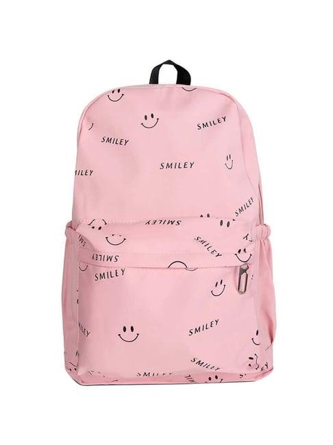 london rag pink smiley large backpack