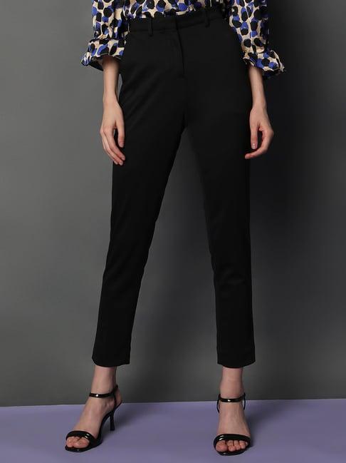 vero moda black skinny fit pants