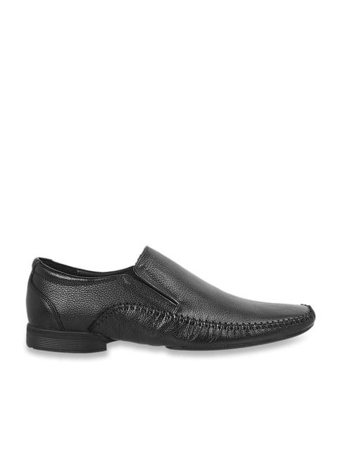 da vinchi by metro men's black formal loafers