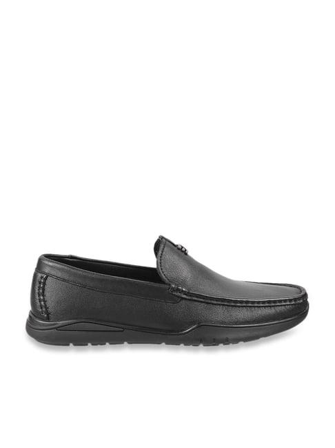 da vinchi by metro men's black casual loafers