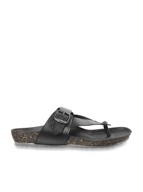 mochi men's black thong sandals