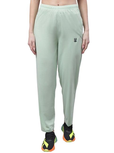 vimal jonney green regular fit mid rise trackpants