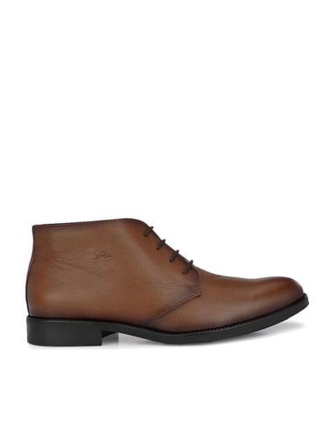 hitz men's tan derby boots