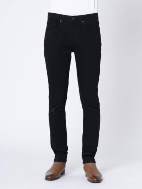 red tape black skinny fit jeans