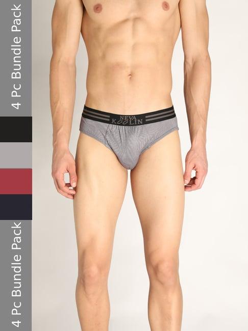 neva multicolor briefs - pack of 4