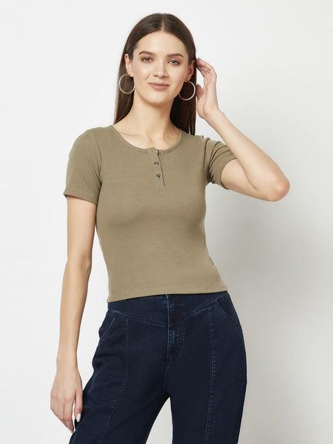 crimsoune club khaki regular fit top