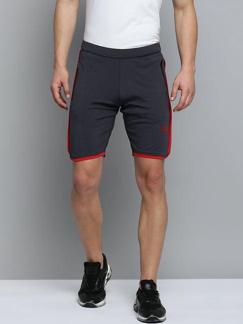 showoff dark grey regular fit shorts