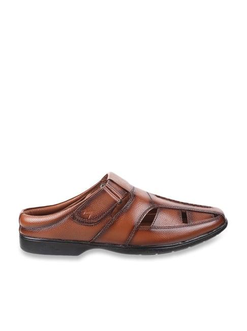 metro men's tan fisherman sandals