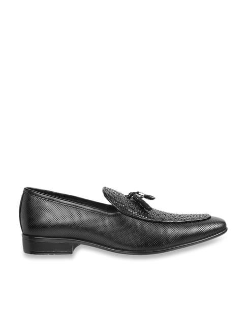 mochi men's black casual mocassins