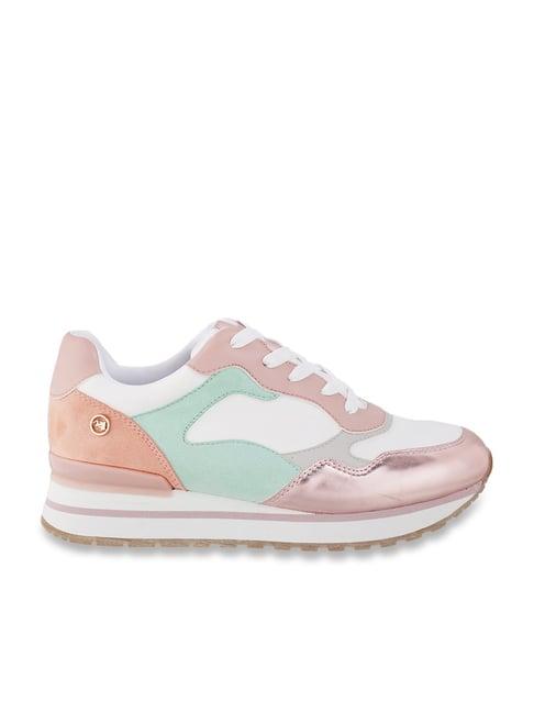 metro women's pink running shoes