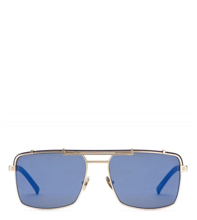 hublot blue square sunglasses for men