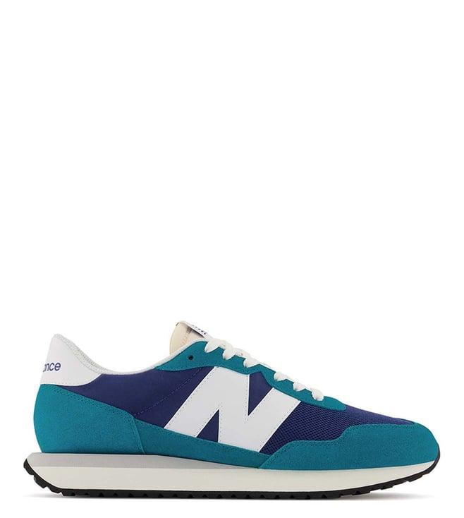 new balance men's 237 team teal sneakers