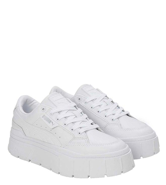 puma women's white sneakers