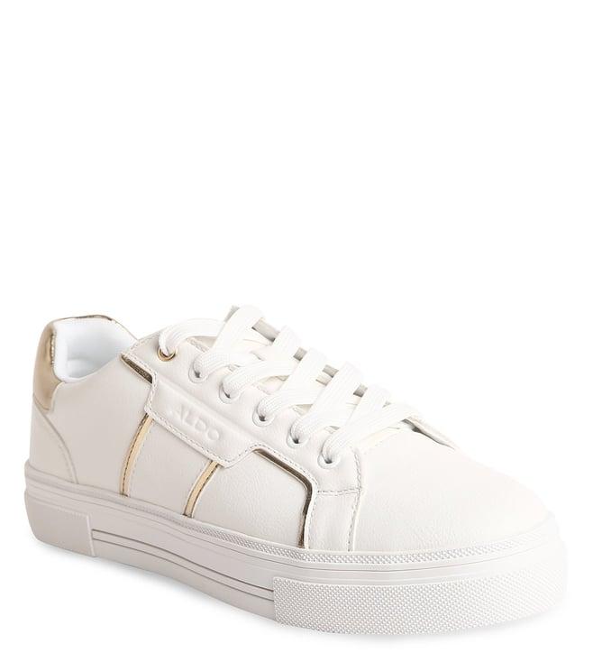 aldo women's onirasean710 gold sneakers