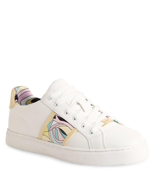 aldo women's palazzi963 printed multi sneakers