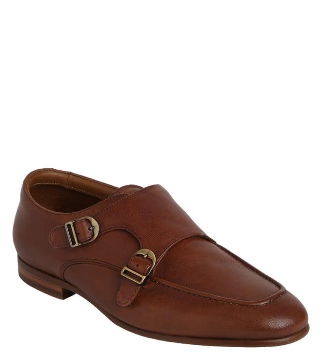 aldo men's cavafi220 tan monk strap shoes