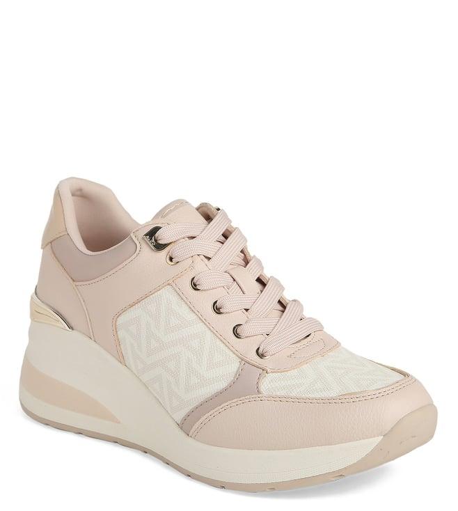 aldo women's iconistep693 pink sneakers