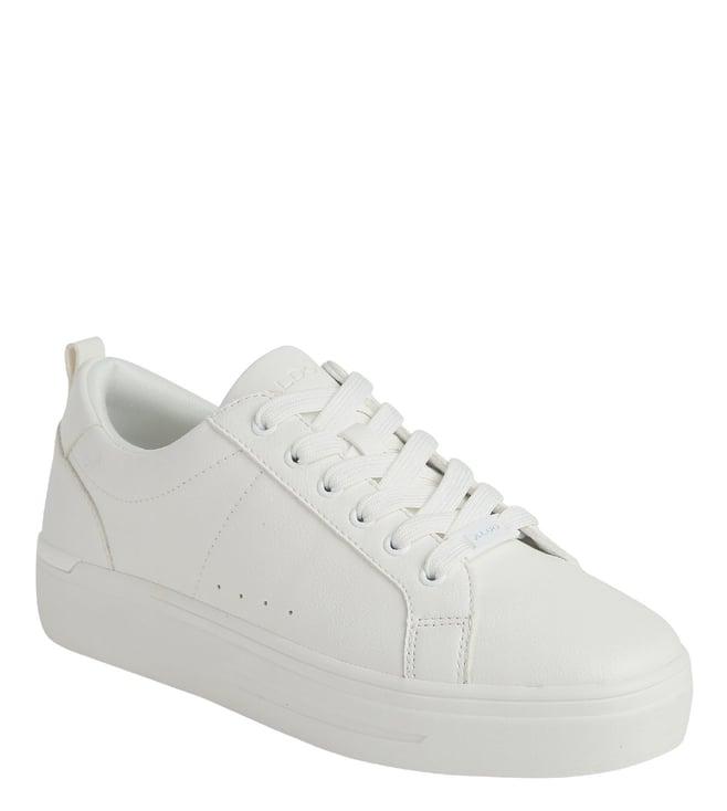 aldo women's meadow100 white sneakers