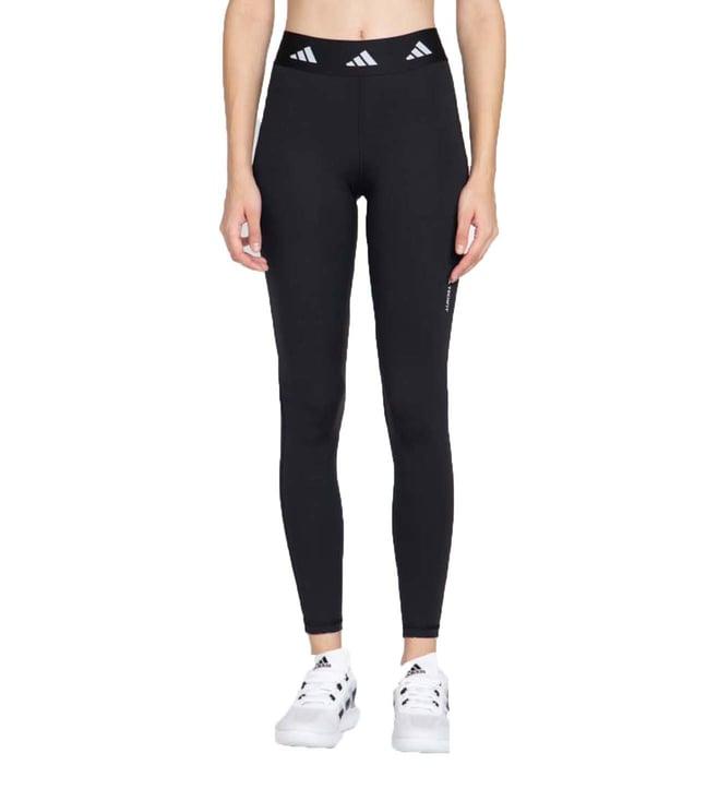 adidas black logo regular fit tights