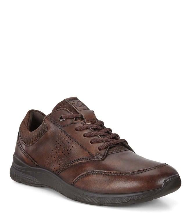 ecco men's irving cocoa brown formal shoes