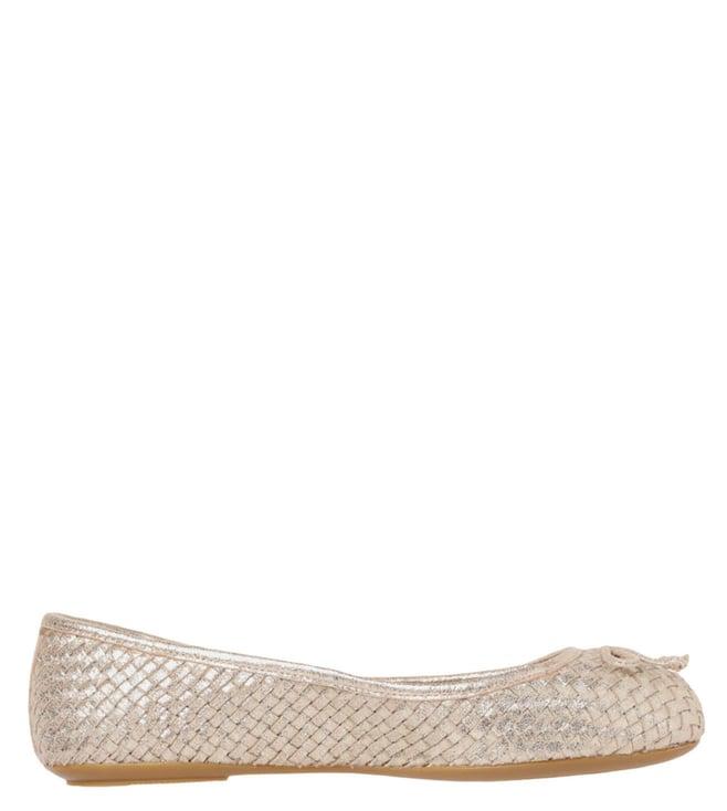 geox women's d palmaria light gold ballerinas