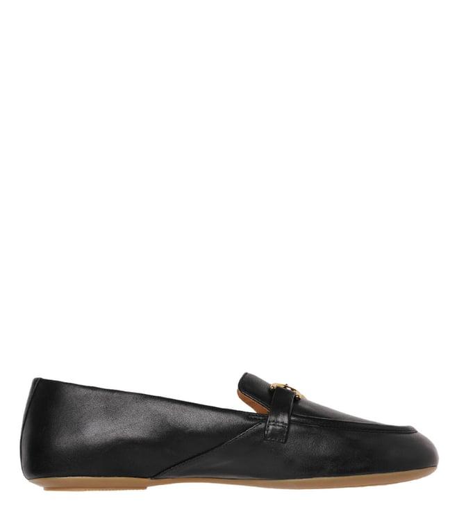 geox women's d palmaria black loafers