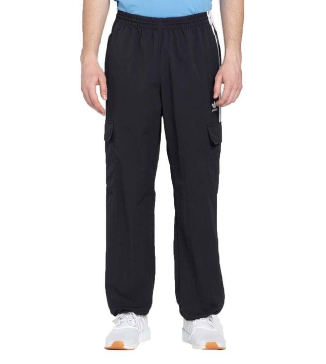 adidas originals black stripes regular fit cargos