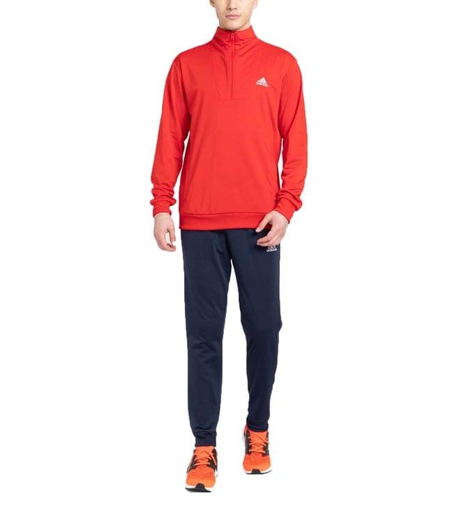 adidas red logo m sl regular fit tracksuits