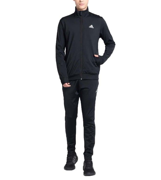 adidas black logo m lin regular fit tracksuits