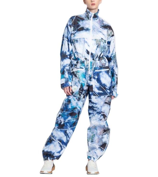 adidas white printed asmc regular fit jumpsuits