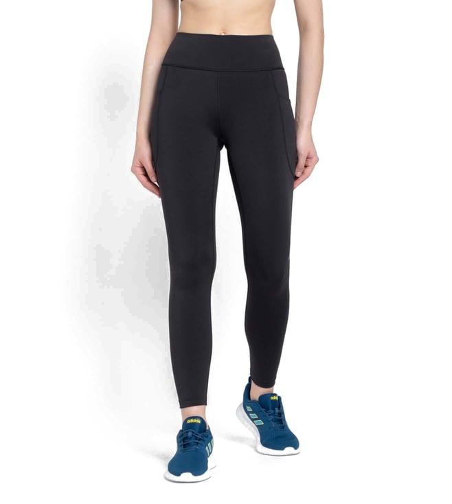 adidas black printed dailyrun fitted tights