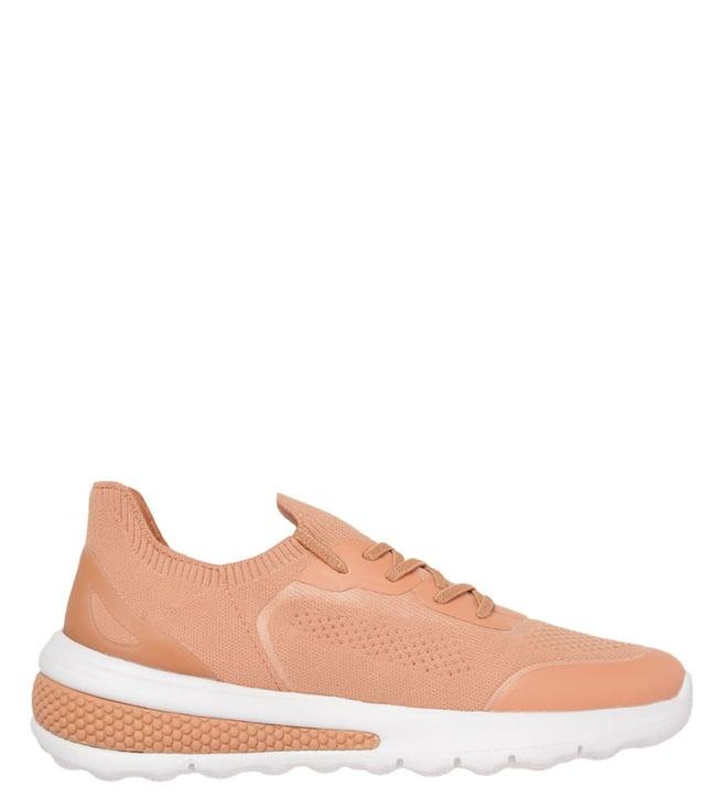 geox women's d spherica actif peach sneakers