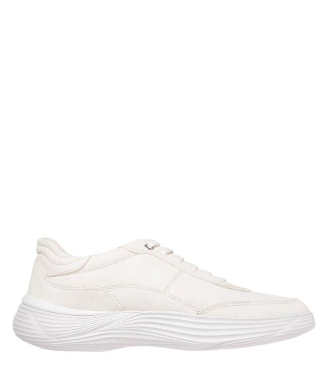 geox men's u fluctis white sneakers