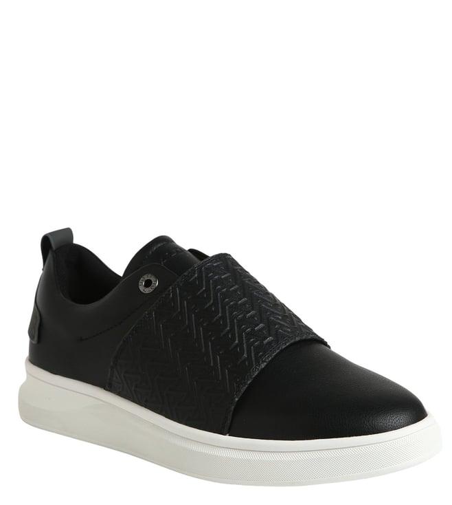 aldo men's dayo001 logo black sneakers