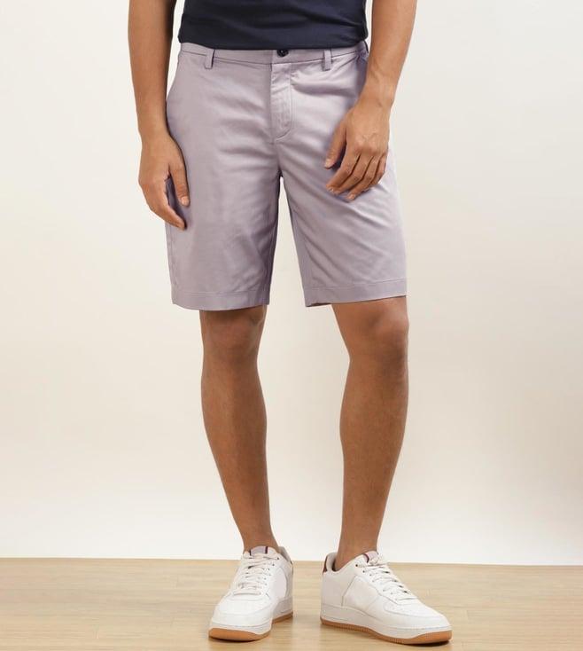 andamen grey men's casual shorts - regular fit