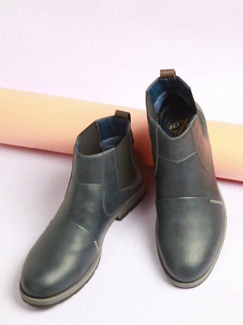 id men's blue chelsea boots